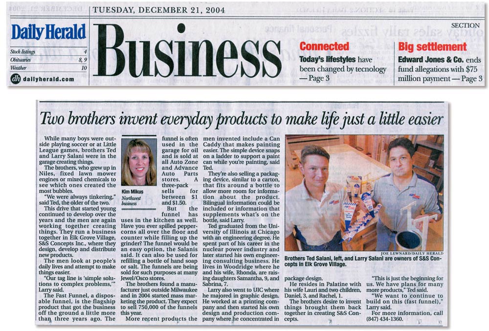 Daily Herald, December 21, 2004 Business Section