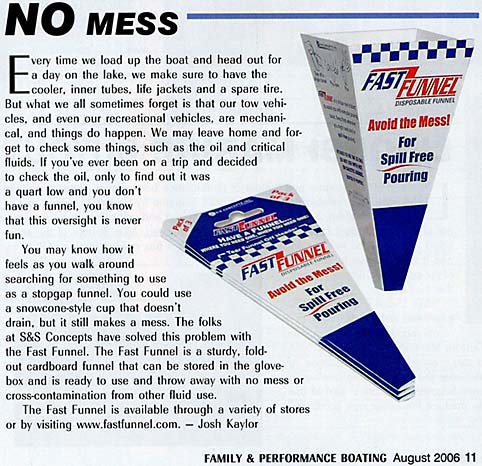 Family & Performance Boating, August 2006